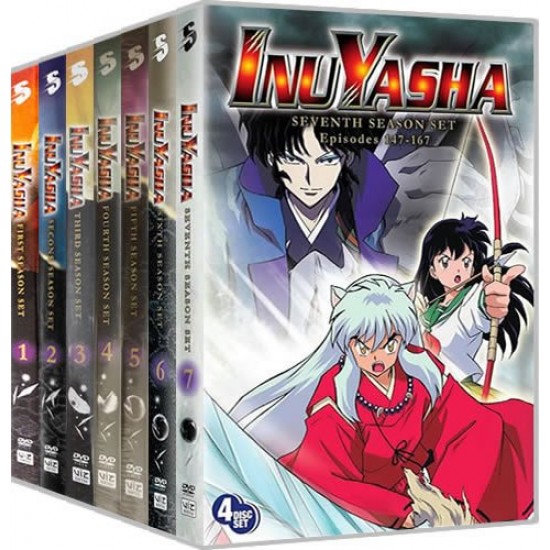 Inuyasha Seasons 1-7 DVD Set Collection Wholesale